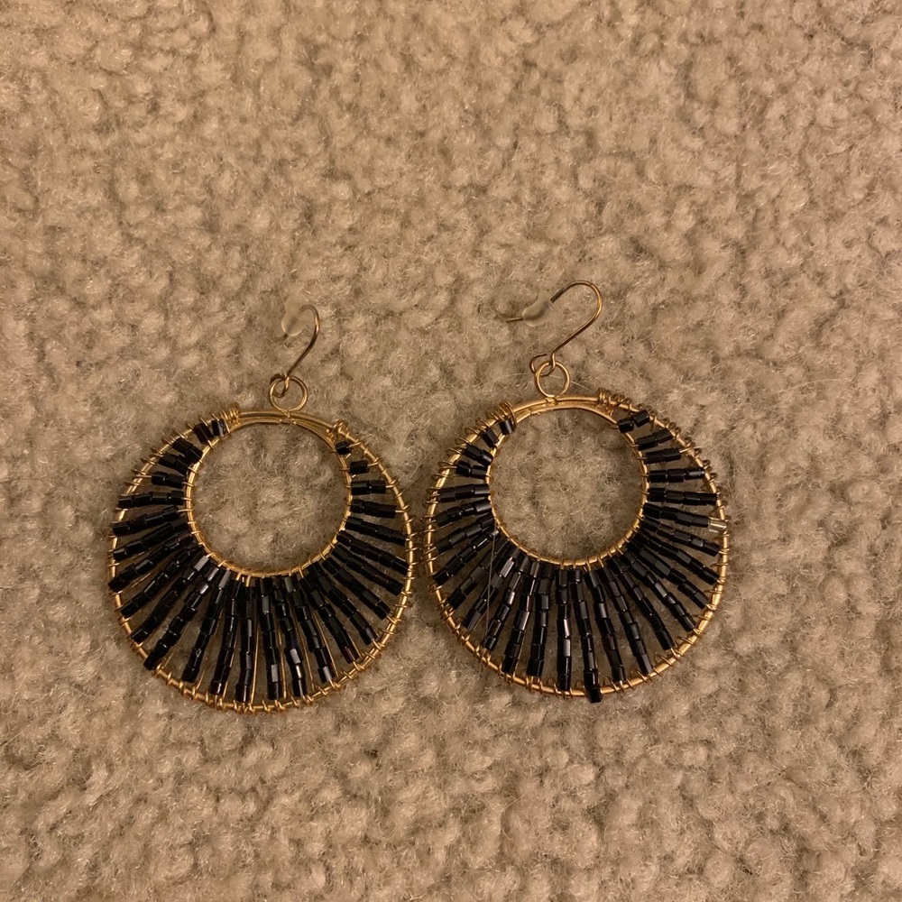 Black earrings